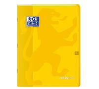 Cahier petit format Oxford Easybook 96 Pages grands carreaux 24 x 32 cm Jaune