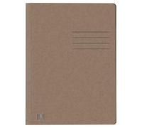 Oxford 400116200 Lot de 25 chemises Top File+ extra fines en carton 390 g Format A4 marron