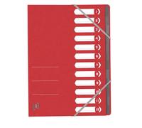 Oxford 400116251 Trieur Top File 12 Fächer rouge