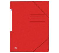 Oxford 400116263 Lot de 10 tendeurs d'angle TOP FILE+ DIN A4 rouge