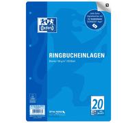 Oxford 400131444 Ring Binder Inserts A4 50 Sheets Line Style 20 Blank Without Li