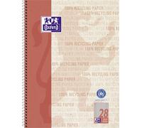 Oxford 400158974 Carnet de notes Oxford "Recycling", DIN A4+, 80 feuilles, quadrillé