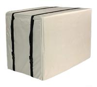 Oxford 420D Housse de protection extérieure anti-poussière Beige 64 x 53 x | Couverture inférieure complète, protège l'unité extérieure, dimensions 53 x 40 x 40 cm, empêche les dommages causés par les
