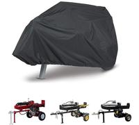 Oxford 420D Housse pour fendeuse de bûches avec revêtement argenté, trous d'aération et cordon de serrage pour extérieur Protection UV imperméable