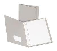 Oxford 57702 Twin Pocket Portfolios gris