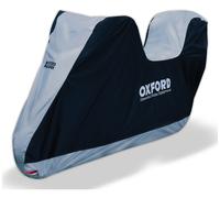 Oxford Housse de moto Aquatex L imperméable avec espace pour coffre Noir