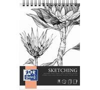 Oxford Art Bloc de croquis à spirale "Sketching" A4 130 g/qm 50 feuilles