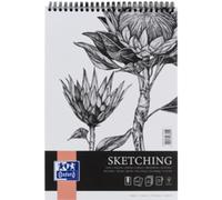 OXFORD Bloc d'esquisse Spiralé A3 50 Feuilles 120G