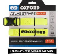 Oxford Atlas B-Clip 26mm Sangles de fixation, jaune, Taille 80 cm