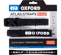 Atlas B-Clip Paire de Sangles réglables Noir 26 mm x 1,2 m