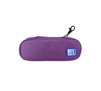 Oxford B-Hook Trousse Scolaire avec élastique en matériau recyclé RPET, Couleur Lilas