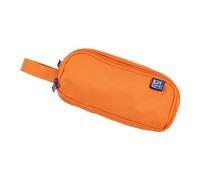 Oxford B-Smart Trousse Extra Large avec 3 Compartiments et poignée de Transport, Orange, Orange, 22,5 x 9,5 x 8 cm, Trousse à Crayons