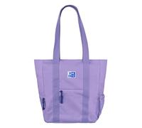 Oxford B-Trendy, Sac fourre-tout d'épaule ou bandoulière 34 cm, poche rembourrée pour ordinateur portable, polyester recyclé RPET, couleur lavande, violet, 34x31x12cm, Décontracté