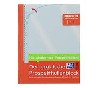 Oxford Bloc de 60 pochettes A4 transparentes perforées