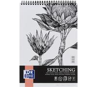OXFORD Bloc d'esquisse Spiralé A3 50 Feuilles 120G, Orange