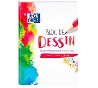 Oxford Bloc Dessin Perforé - 200 Pages - 29.7 Cm X 21 Cm X 1.4 Cm