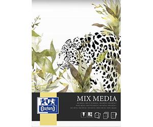 OXFORD Bloc Mixed Media A4 25 Feuilles 225g