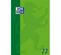Oxford Bloc-notes 100050348 écolier lignes 22 - A4, 50 feuilles, 90 g/m², 4 perforations