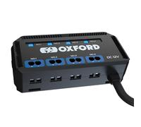 Oxford Boîte à fusibles 12 V avec relais pour moto, câblage rapide, porte-fusible 4 voies avec voyants lumineux et fusible 5 A pour moto, phare de moto, navigation, support de téléphone, chargeur,