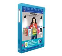 Oxford Boîte Capacité Standard Polyvision 24x32cm Dos 40mm avec Bouton Pression Couverture Polypro Translucide Coloris Assortis