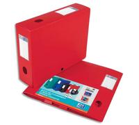 OXFORD Boîte classement non montée Memphis PP 7/10e. Dos 8 cm. Coloris Rouge