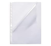 Oxford Boîte De 100 Pochettes Perforées A4 (21x29,7 Cm) Ouv Laterale Pp70 Lisse Incolore