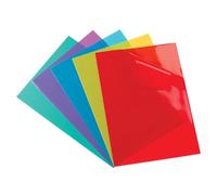 OXFORD Boîte de 500 Pochettes-Coin Haute Résistance A4 PVC Lisse Epaisseur 15/100ème Coloris Assortis