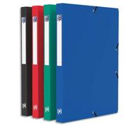 OXFORD Boîte de classement Memphis 24x32cm, en polypropylène 7/10e. Dos 2,5cm. Assortis tradition