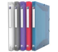OXFORD Boîte de classement OXFORD Hawaï 24 x 32 cm dos 25 mm en PP assortis