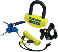 Oxford Boss 12,7mm Verrou de disque, jaune pour homme