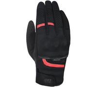 Oxford Brisbane Air Gants de moto, noir-rouge, taille L pour homme