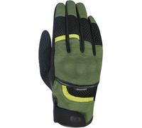 Oxford Brisbane Air Gants de moto, noir-vert, taille M pour homme