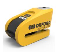 Bloque disque alarme OXFORD Alpha XA14 Ø14mm inox noir/jaune