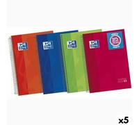 Oxford Cahier à Spirale A4+ Europeanbook 5 Assorti 5 Unités