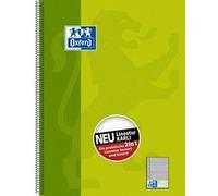 Oxford Cahier A Spirale "Karli", Format A4+, Vert, 160 Pages