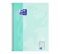 Oxford Cahier A4 quadrillé 80 feuilles perforées Menthe