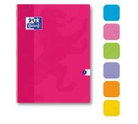 OXFORD Cahier Color Life piqûre17x22 cm 96 pages petits carreaux 5x5 papier 90g