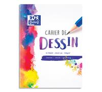 OXFORD Cahier de dessin OXFORD SCHOOL 24 x 32 cm 32 pages 120g Uni Couverture Polypro