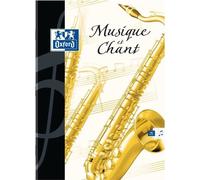 Oxford Cahier de musique, format A4, seyŠs, 24 + 24 pages