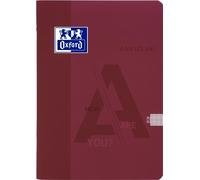 Oxford Cahier de notes anglais A5 60 feuilles à carreaux