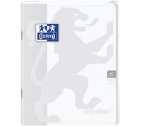 OXFORD Lot de 3 Cahiers Easybook agrafé 17x22cm 96 pages grands carreaux incolore