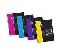 OXFORD Cahier ETUDIANT "Nomadbook" 24x31 cm Quad 5x5 160 pages 90g avec chemise intégrée