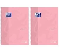 Oxford Cahier European Book Rose clair A4 5 Unités (Lot de 2)