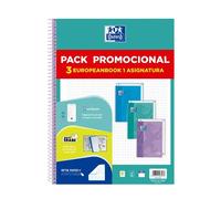 Oxford Cahier Europeanbook 1 Touch A4+ 5x5 80 Sheets 3