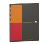 Oxford Cahier Notebook In Connect Spirale Couverture Rigide 160 Pages Micro-Perforées. Réglure 5x5. Format 17,6 X 25 Cm