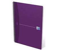 OXFORD Cahier Office Essentials A4 Petits Carreaux 5mm 180 Pages Reliure Intégrale Couverture Carte de Couleur