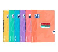 Oxford Cahier Openflex Pastel Pp Agrafé 24x32cm 96pgrands Carreaux Coloris Aléaroire