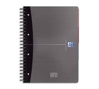 Oxford - Cahier Reliure Spirale 24,5 X 30 Cm - Couverture Rigide - Petits Carreaux - 240 Pages