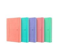 OXFORD Cahier Signature A5 80H Op Pastel Doux Coudé Smooth