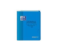 Oxford Lot De 10 Cahiers Tp Esaybook Agrafé 17x22cm 80 P 90-120g Seyès/Uni Couleurs Aléatoires